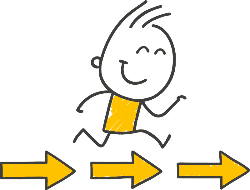 la correta dirección hacia lo positivo